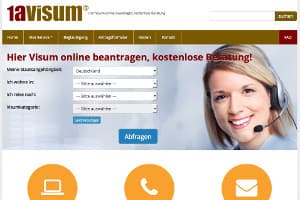 1a Visum Service – Logo / Geschäftsstelle
